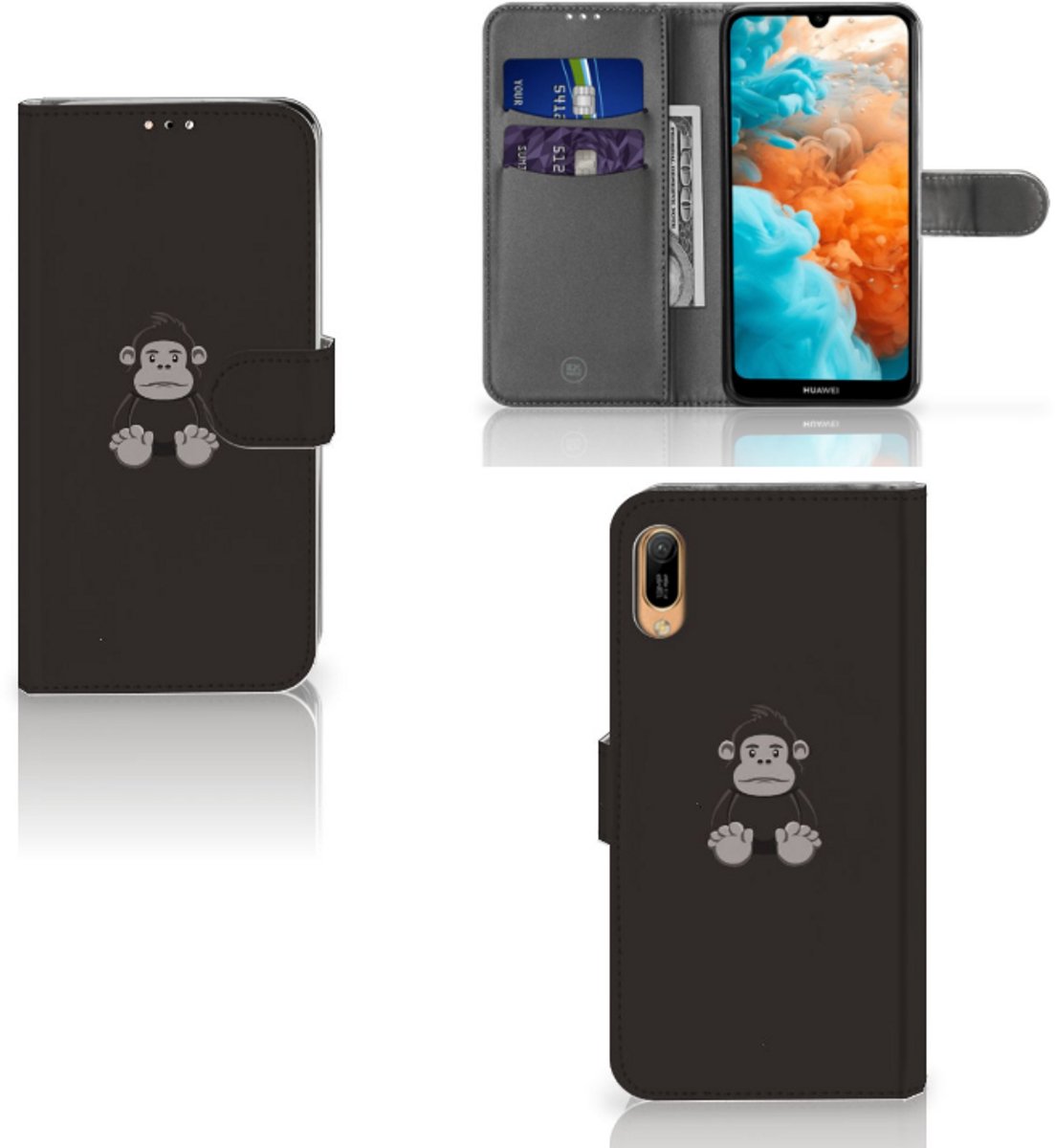Huawei Y6 (2019) Leuk Hoesje Gorilla