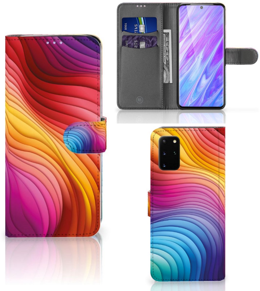 Book Case voor Samsung Galaxy S20 Plus Regenboog
