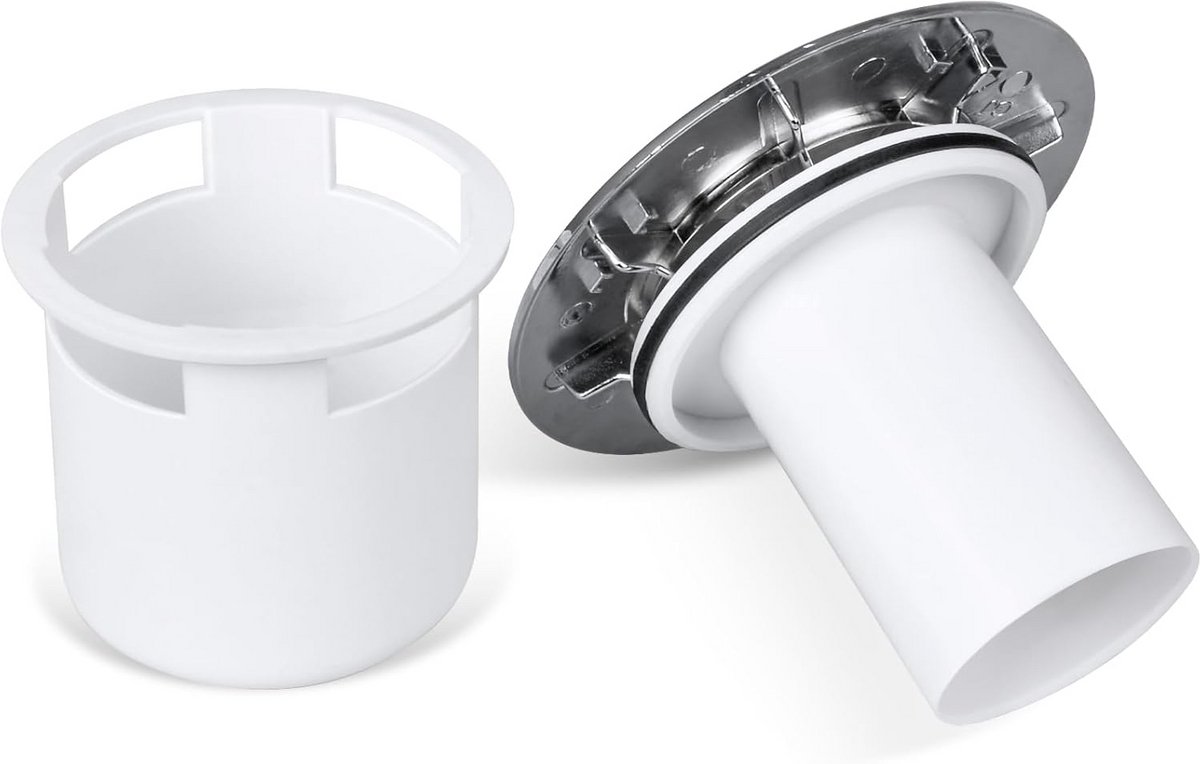 Vervangende Doucheafvoerdeksel 115 mm - Chromen Douche Plug voor 90 mm Afvoer