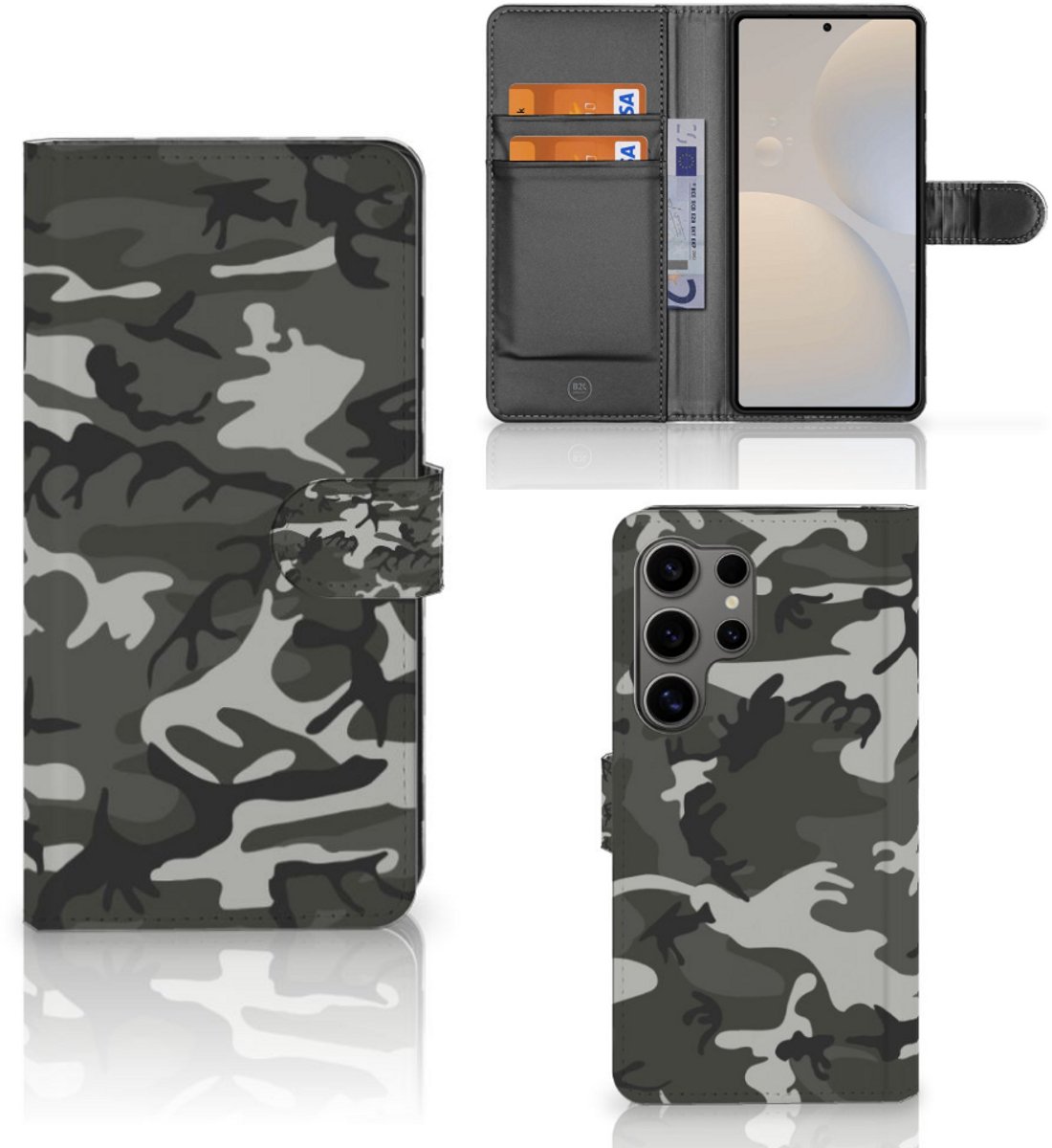 Samsung Galaxy S25 Ultra Telefoon Hoesje Army Light