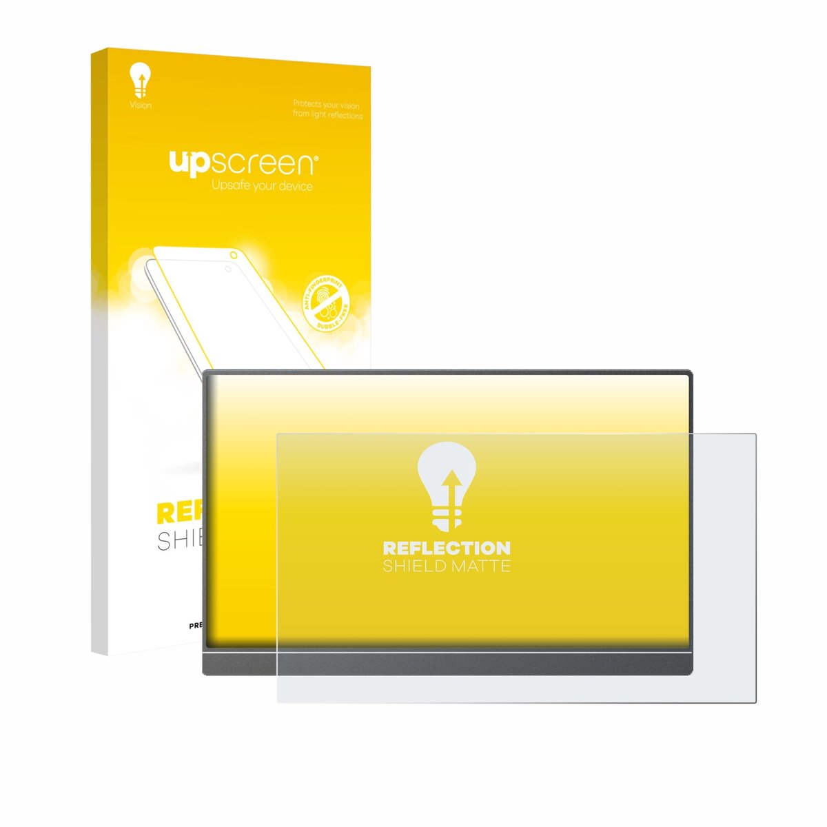 upscreen - Screenprotector voor Arzopa Z1C 16.1" - Folie Beschermfolie anti glare matte