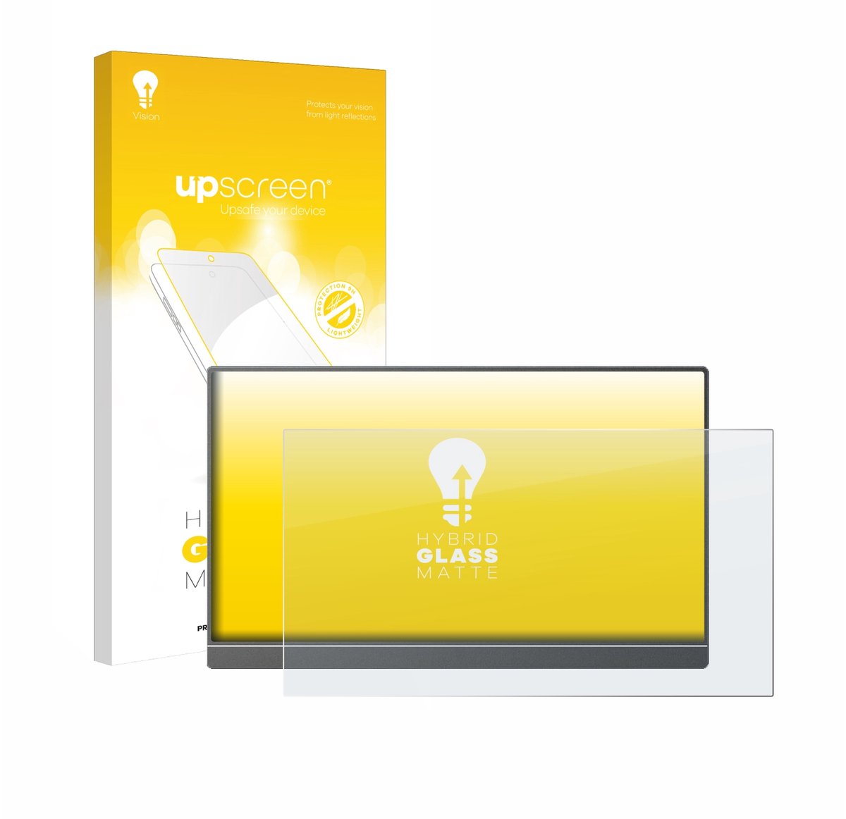 upscreen - Screenprotector voor Arzopa Z1C 16.1" - Folie Beschermfolie Beschermglas matte