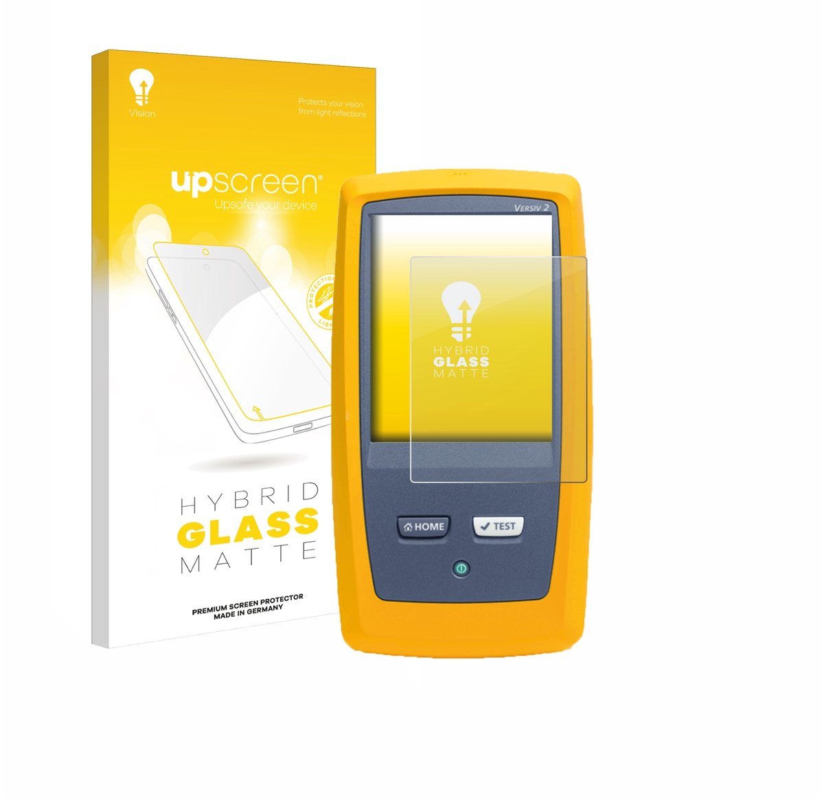 upscreen - Screenprotector voor Fluke DSX8000 - Folie Beschermfolie Beschermglas matte