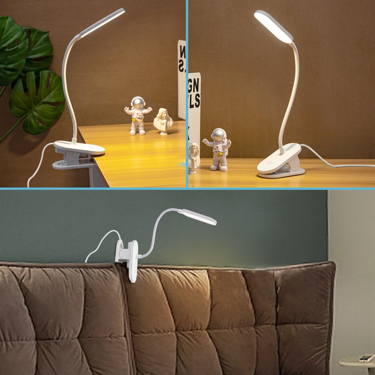 Aigostar 10A52 - Bureaulamp LED Dimbaar - 4000K thumbnail 6