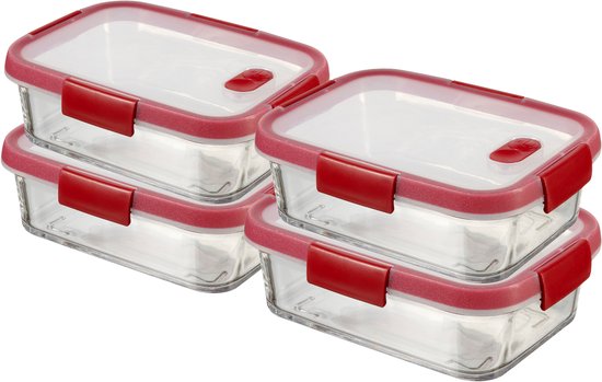Keepeat Ovenschaal - Glazen Ovenschaal met Deksel - Set van 2 - Oven