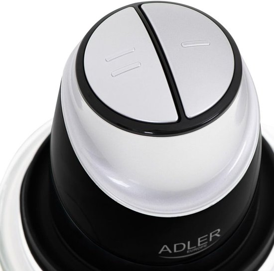 Adler AD 4082 versnipperaar met glazen kom van 1,2 liter, 550 W, multi-hakmolen met antislip rubberen pad van Adler — afbeelding 2