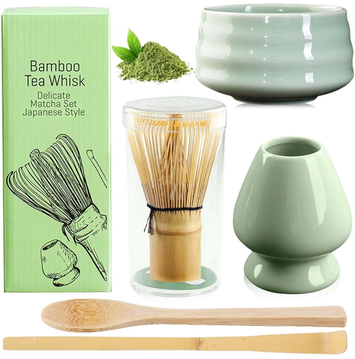 5-delige matcha theeset voor perfecte theeceremonie