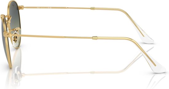 Ray-Ban Rb3447 Ronde Metalen Zonnebril, Goud/Groen Vintage, 53 mm van Ray-Ban — afbeelding 3