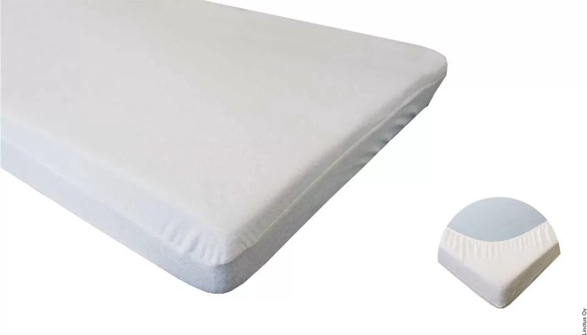 Sundo Waterdicht Hoeslaken Polyurethaan - 140 x 200 cm ademend - Wit