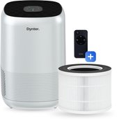Dynter AirPure Plus - Luchtreiniger - Air Purifier - Stil & Krachtig - CADR 260 m³/h - Verwijdert stof, pollen en geurtjes - Automatische stand - HEPA 13 filter & koolstoffilter - Slaapstand - Voor slaapkamer, woonkamer en kantoor (PA244)