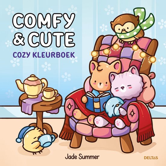 Comfy & Cute - Cozy kleurboek Jade Summer - cover