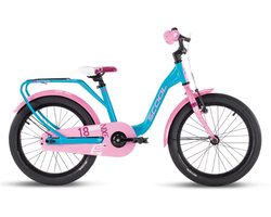 S’COOL niXe 18 inch Kinderfiets Ocean/Pink