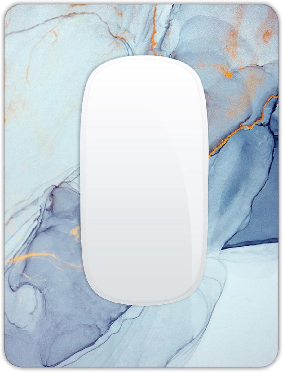 Kleine muismat met antislip rubberen basis - Perfect voor reizen en gebruik met laptops