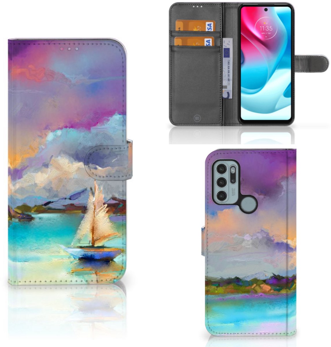 Hoesje Motorola Moto G60s Boat