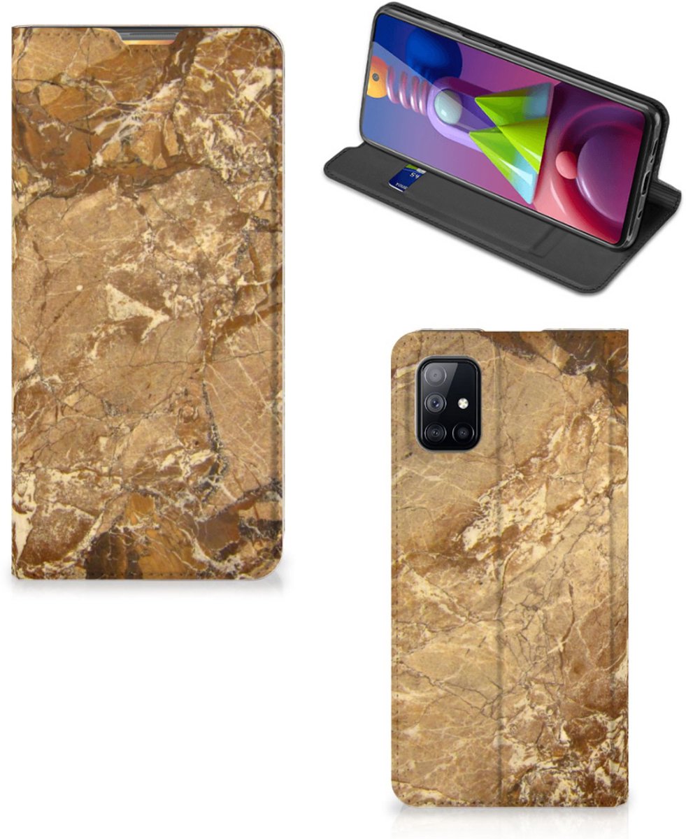 Samsung Galaxy M51 Standcase Marmer Creme
