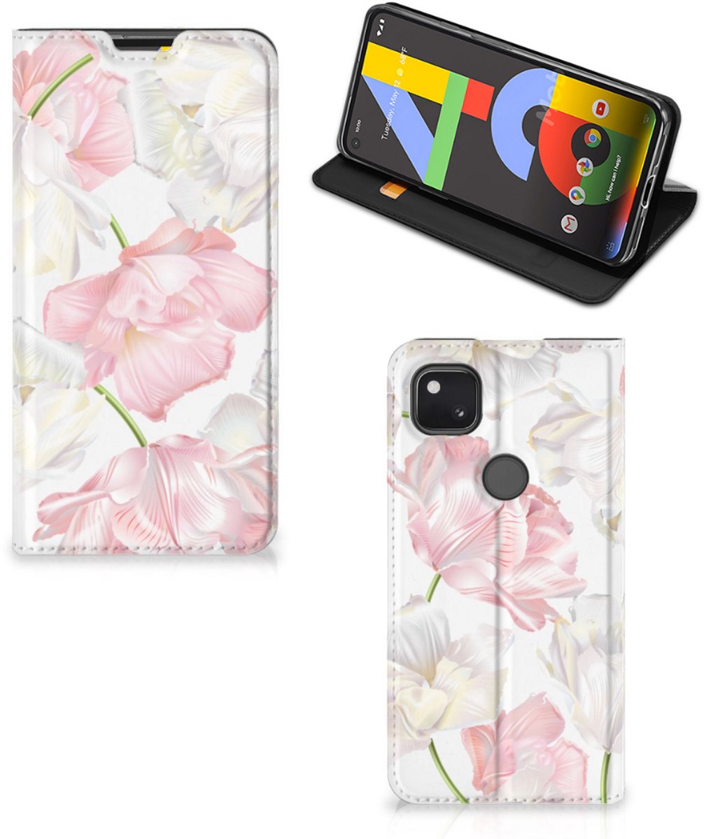 Google Pixel 4a Smart Cover Lovely Flowers