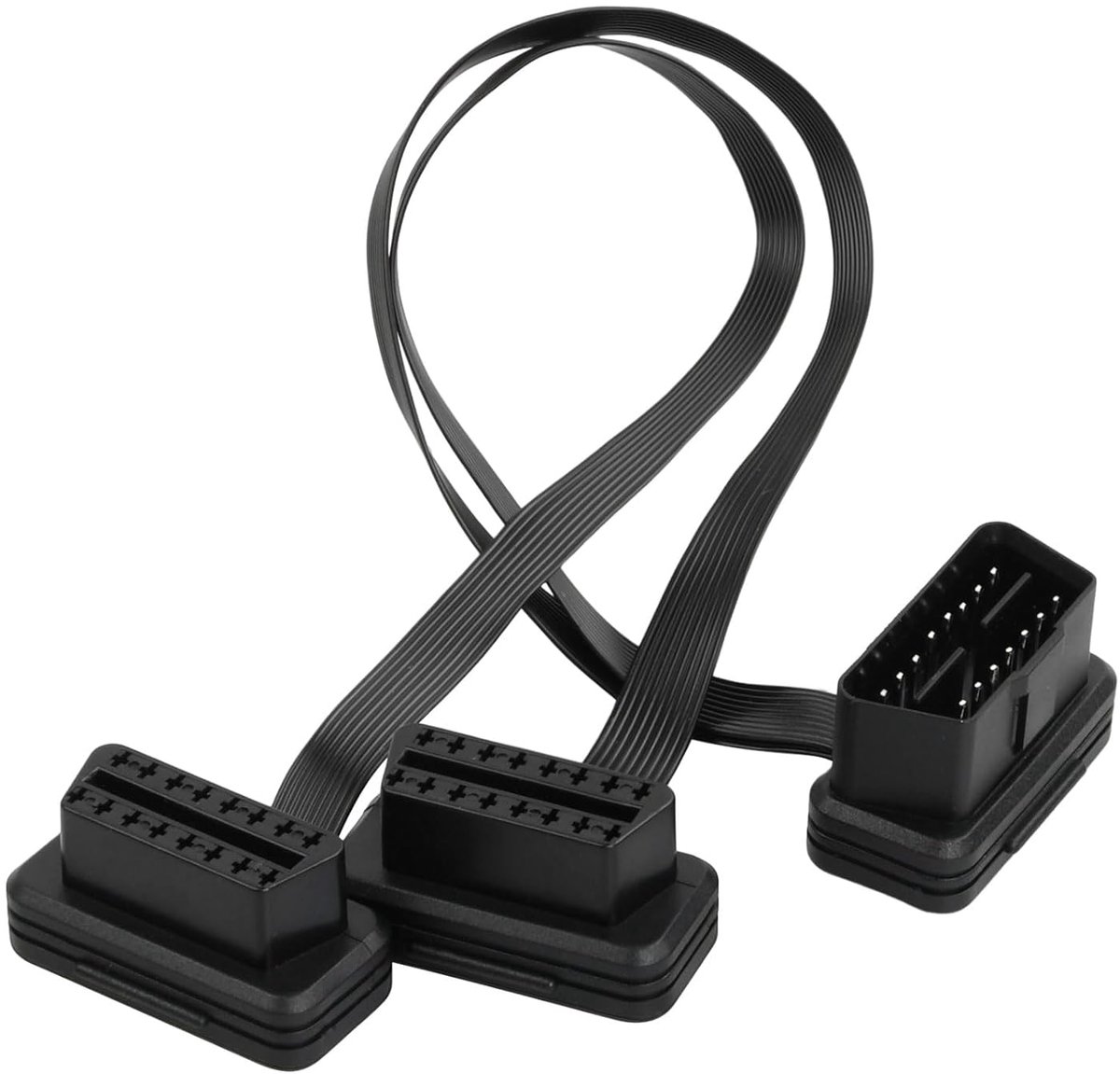 OBD2 verlengkabel Y-splitter 16-pins stekker voor auto diagnose