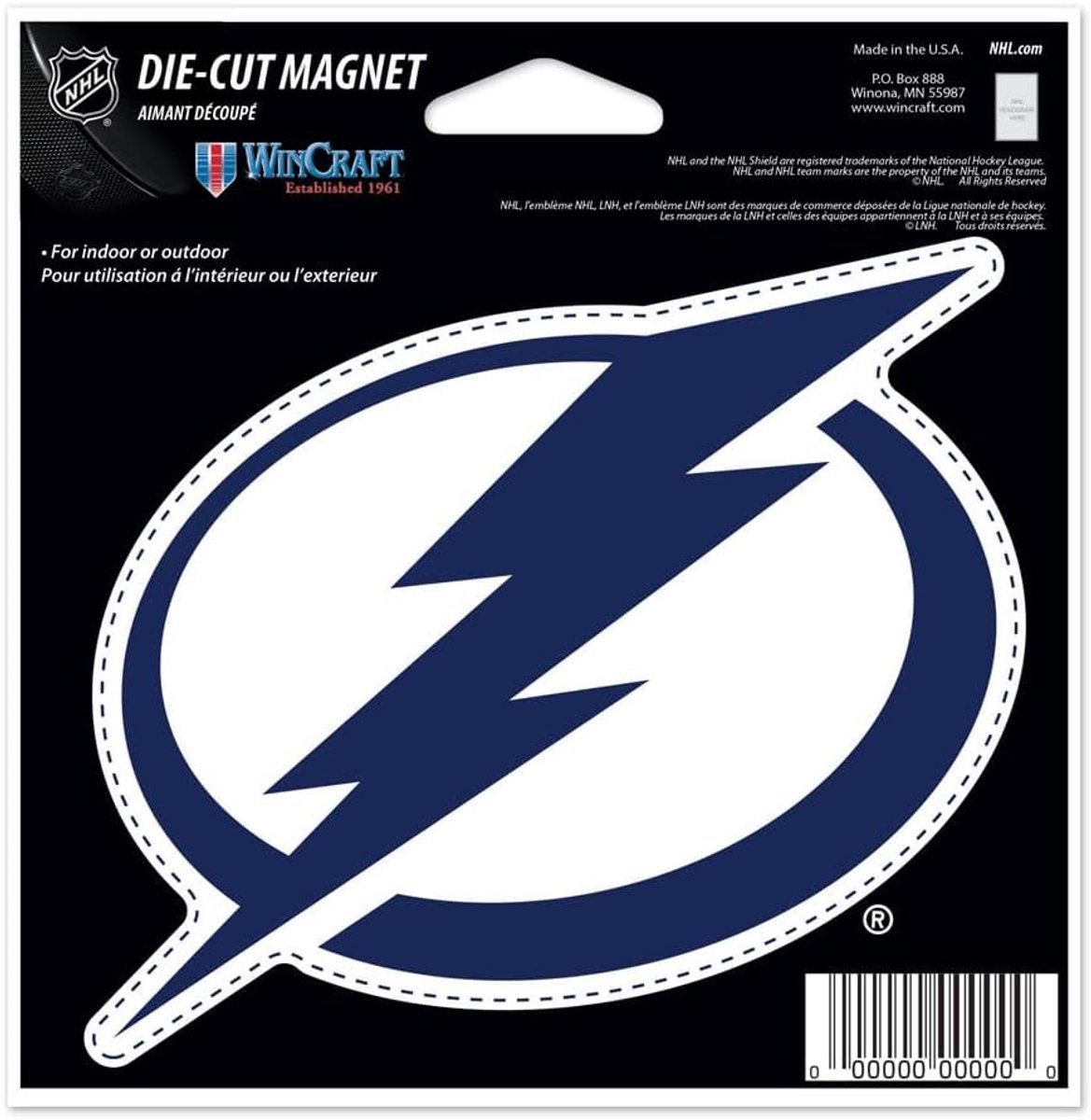 WinCraft Tampa Bay Lightning magneet - 11 cm groot - Merchandise - Exclusive