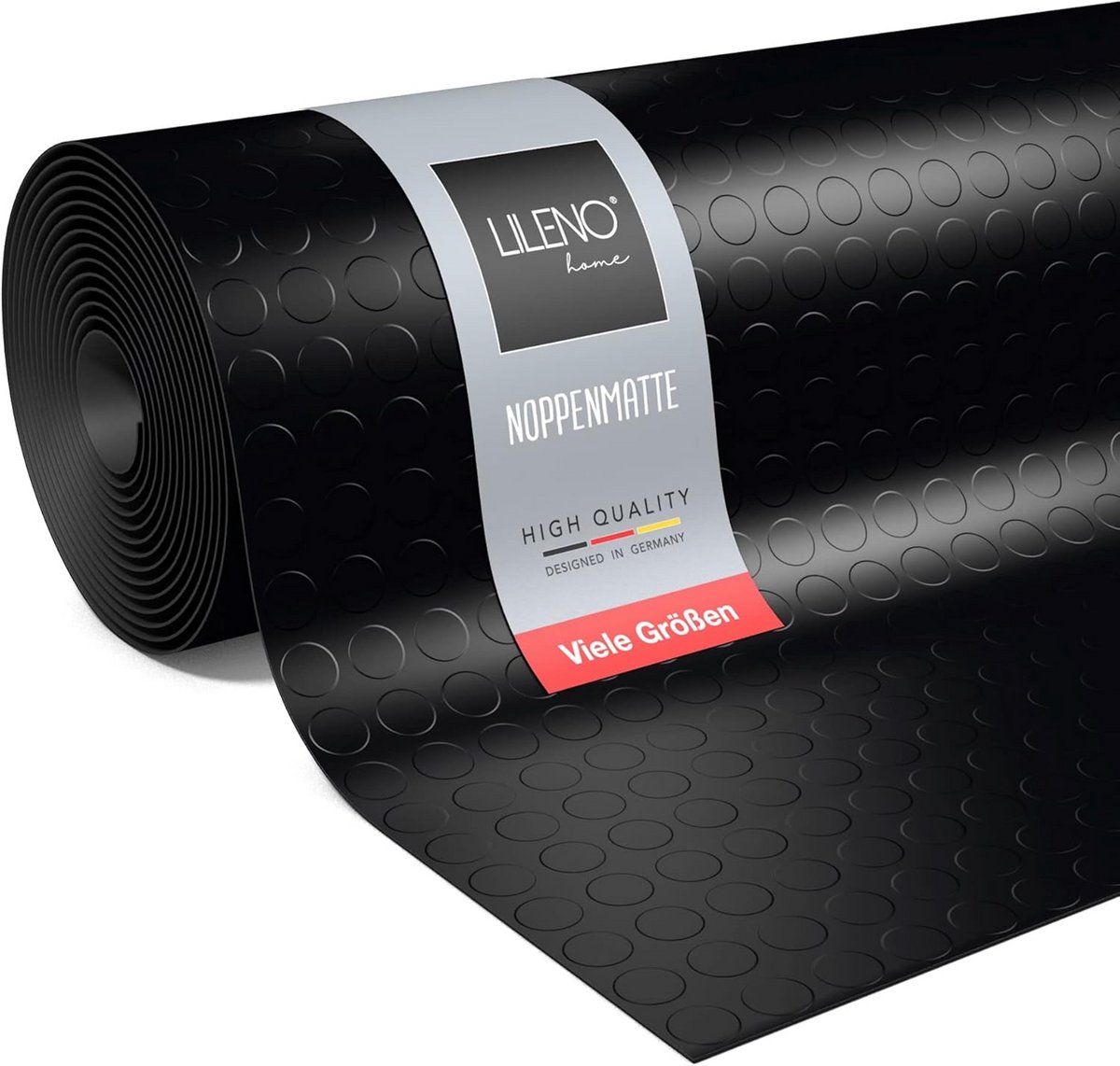 Antislip rubberen noppenmat voor werkplaats, garage en kelder - 100 x 100 cm, 3 mm