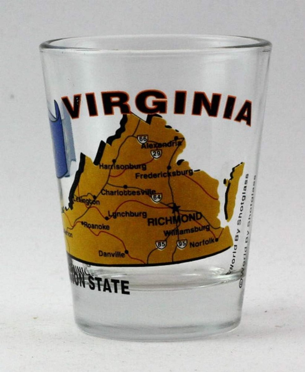 Souvenir Shot Glass Virginia
