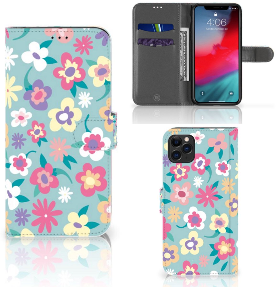 Apple iPhone 11 Pro Max Hoesje Flower Power