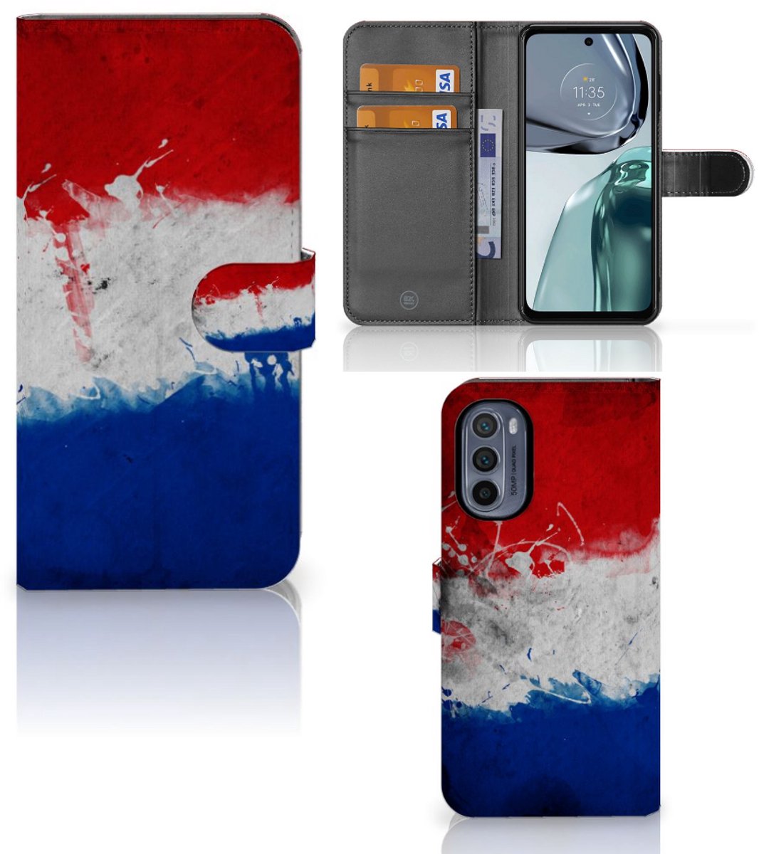 Motorola Moto G62 5G Bookstyle Case Nederland