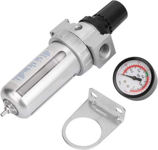 Drukregelaar voor Perslucht met Waterafscheider - 1/2 inch, Maximale Druk 1,0 MPa — afbeelding 3