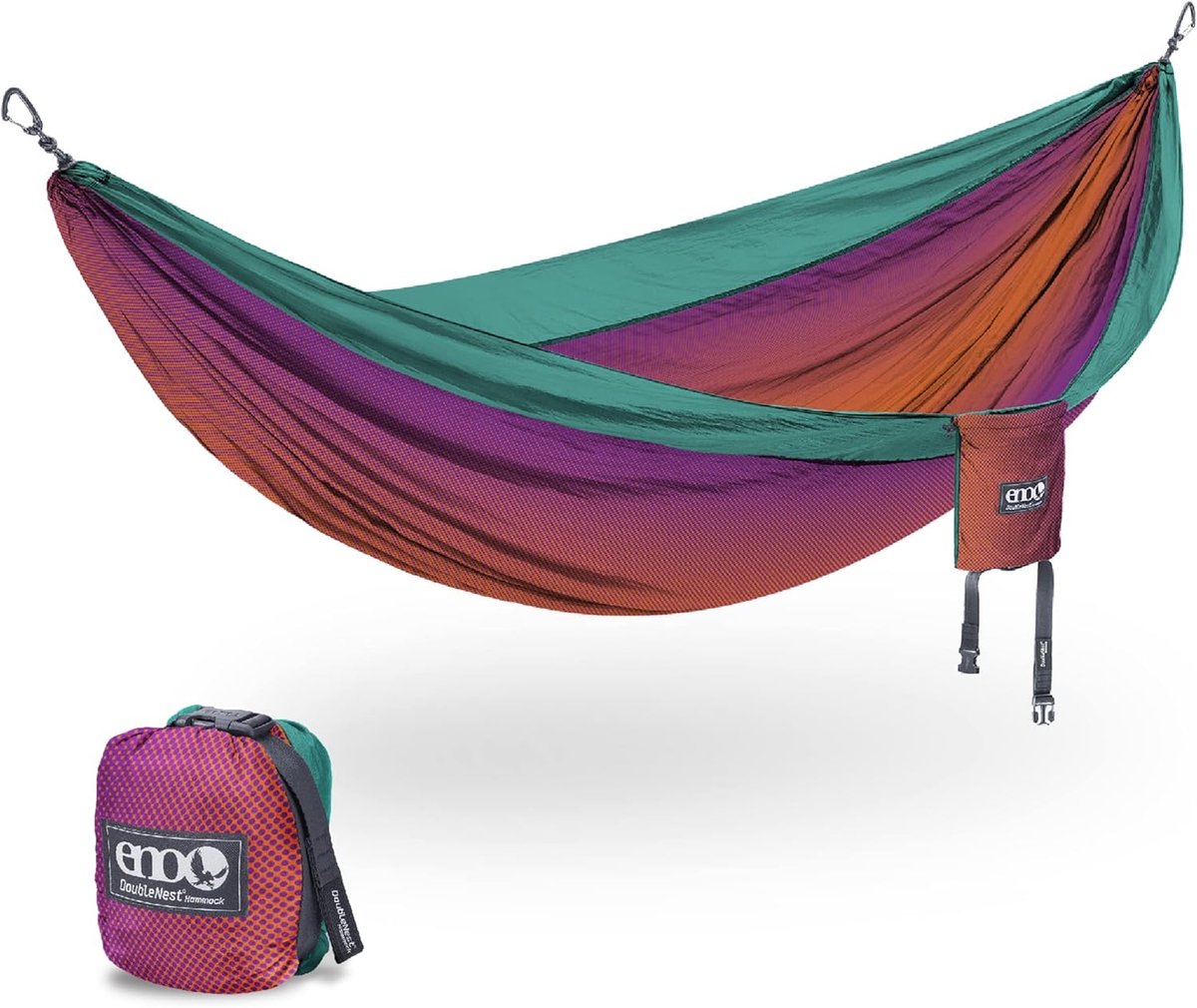 Lichtgewicht Camping Hangmat voor 1 tot 2 Personen - Duurzaam en Comfortabel