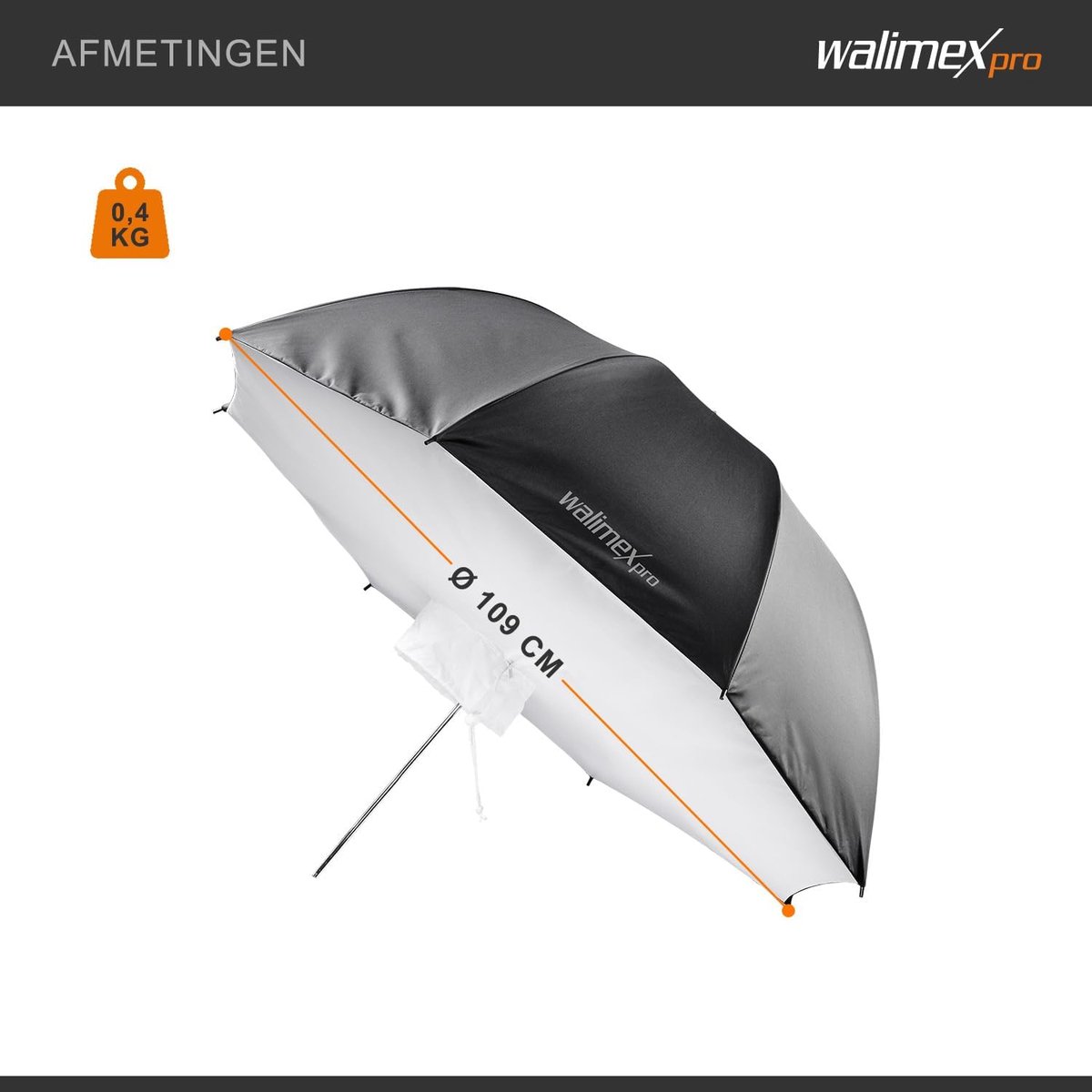 Softbox Reflector 109 cm voor Portret- en Productfotografie