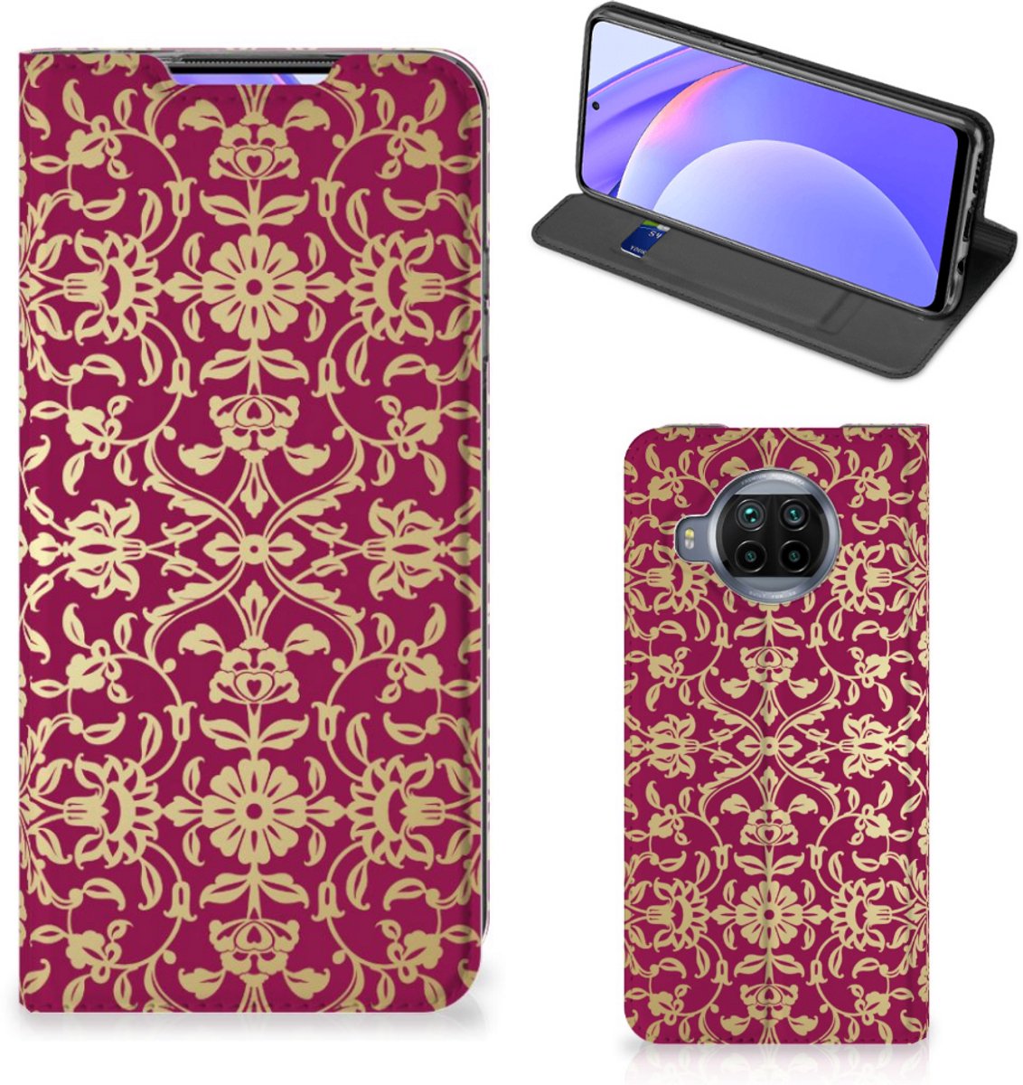 Telefoon Hoesje Xiaomi Mi 10T Lite Barok Pink