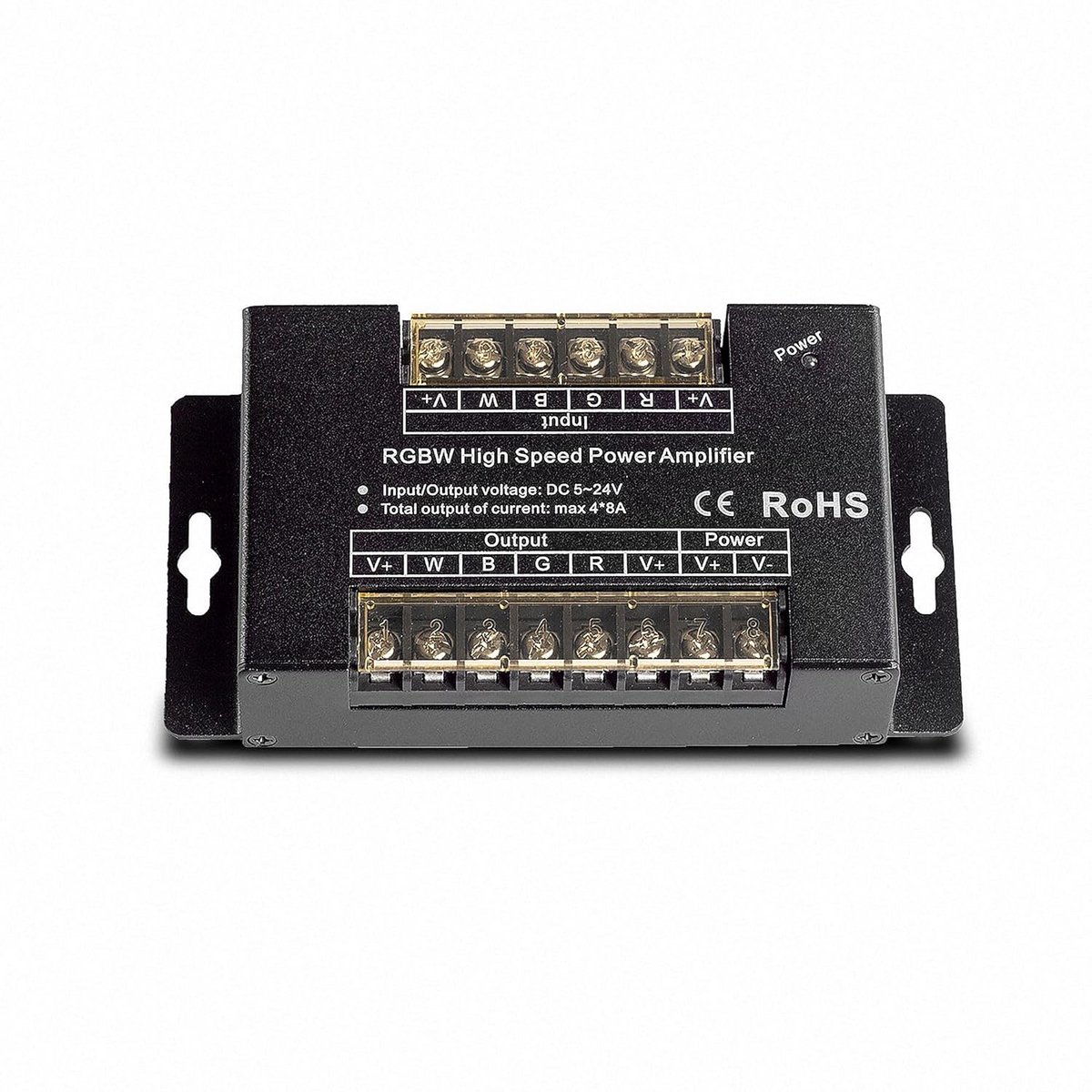 LED Signaalversterker RGB/RGBW 4x8A 5-24V DC voor Optimaal Licht