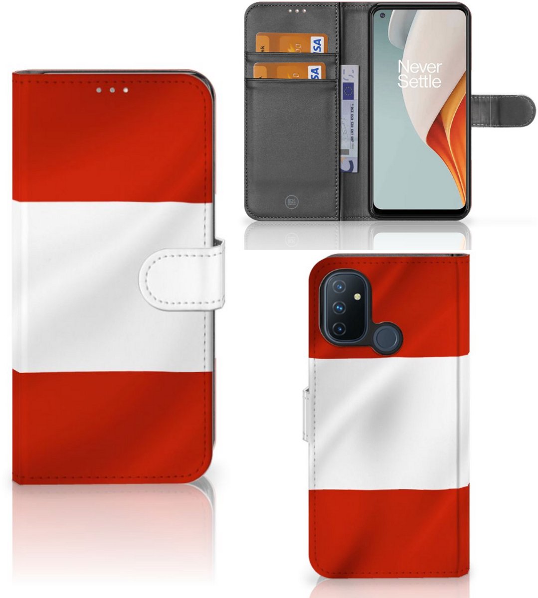 OnePlus Nord N100 Bookstyle Case Oostenrijk