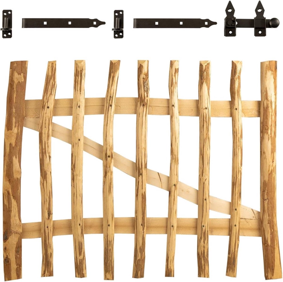 Houten Tuinpoort 100 cm Breed - 50 cm Hoog - 14 Maten Verkrijgbaar