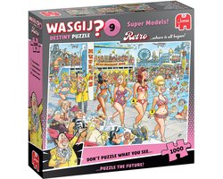 Omslag van Jumbo - Wasgij Retro Destiny 9 - Topmodellen! - 1000 stukjes puzzel - Legpuzzel