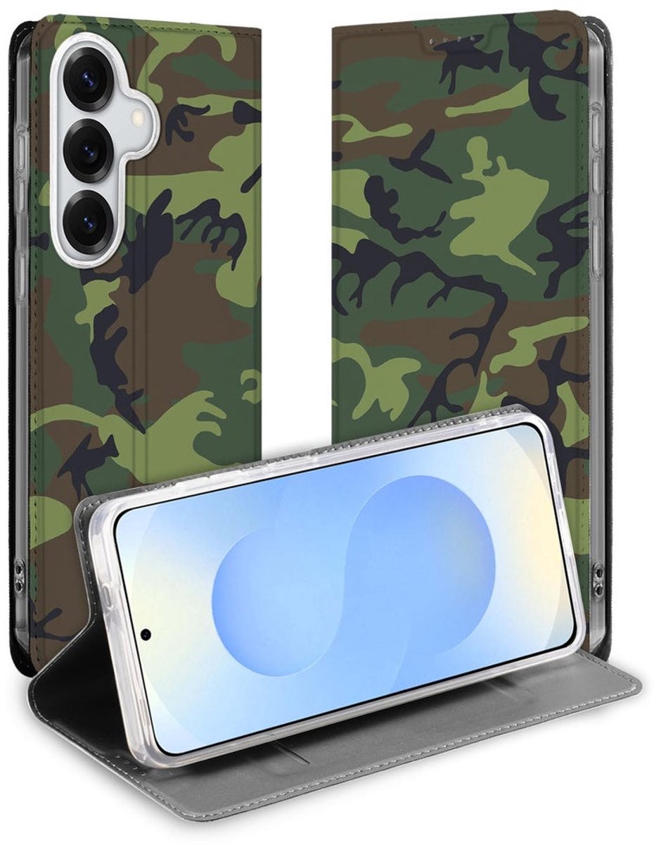 Samsung Galaxy S26 Plus Book Wallet Case Army Dark