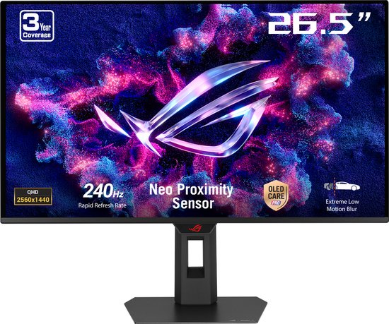 ASUS ROG Strix XG27AQDMES QHD OLED Gaming Monitor 240Hz - ASUS Computer Benelux - €399,00