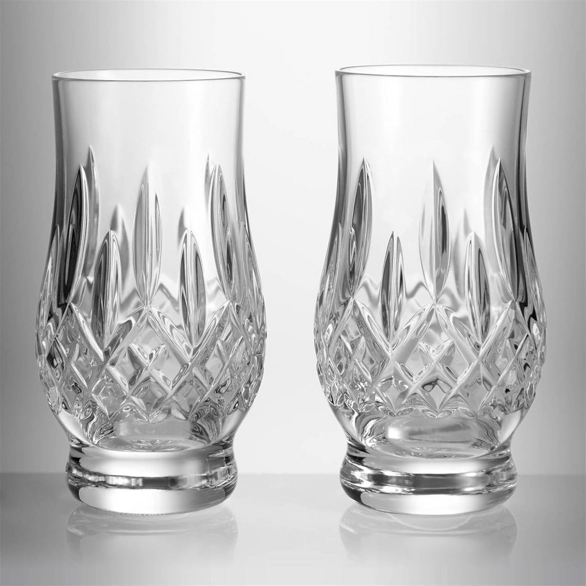 Kristallen Whiskey Proefglazen Set van 2 - Tulpvormige Tumblers voor Snifters
