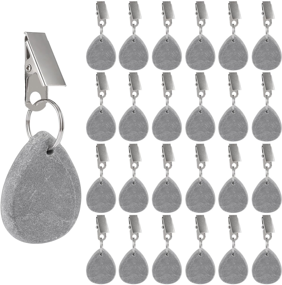 Set van 24 Tafelkleed Gewichten - Robuuste Marmer Gewichten - 3,5 x 4,5 cm
