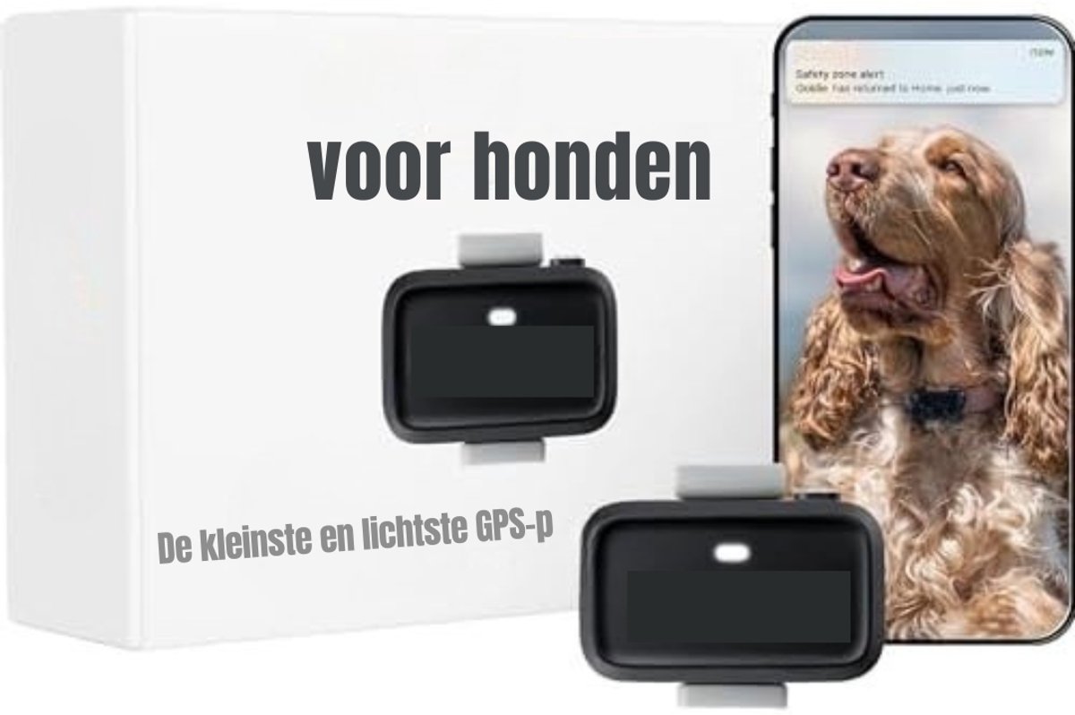 MIRA® GPS Tracker hond - GPS Tracker - GPS Trackers - Zwart - 12cm x 10cm x 5cm