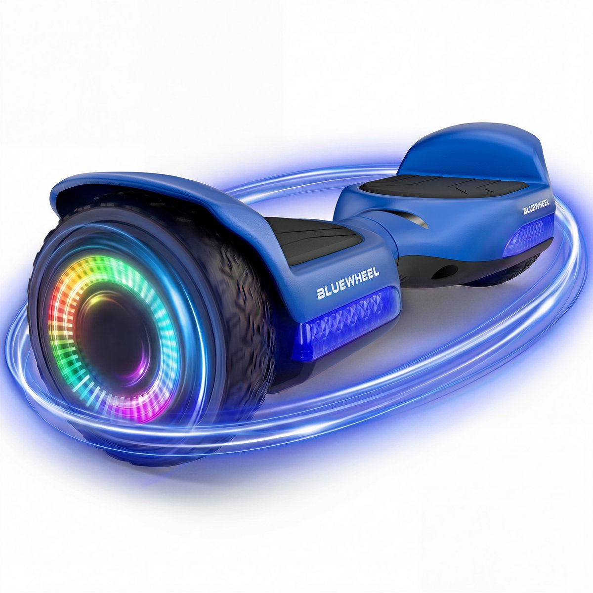 Bluewheel HX720_BLUE Premium Hoverboard 6,5 inch - met Bluetooth speaker - Dual Motor - voor kinderen en volwassenen - Duitse kwaliteitsmerk