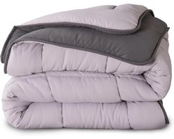 Jaarrond dekbed 240x220 cm - comfortabel allergeenvrij dekbed met gelvezelvulling en cassettestiksel