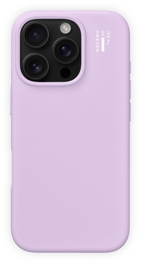 iDeal of Sweden Silicone Case geschikt voor MagSafe geschikt voor iPhone 16 Pro - Lavender Milk