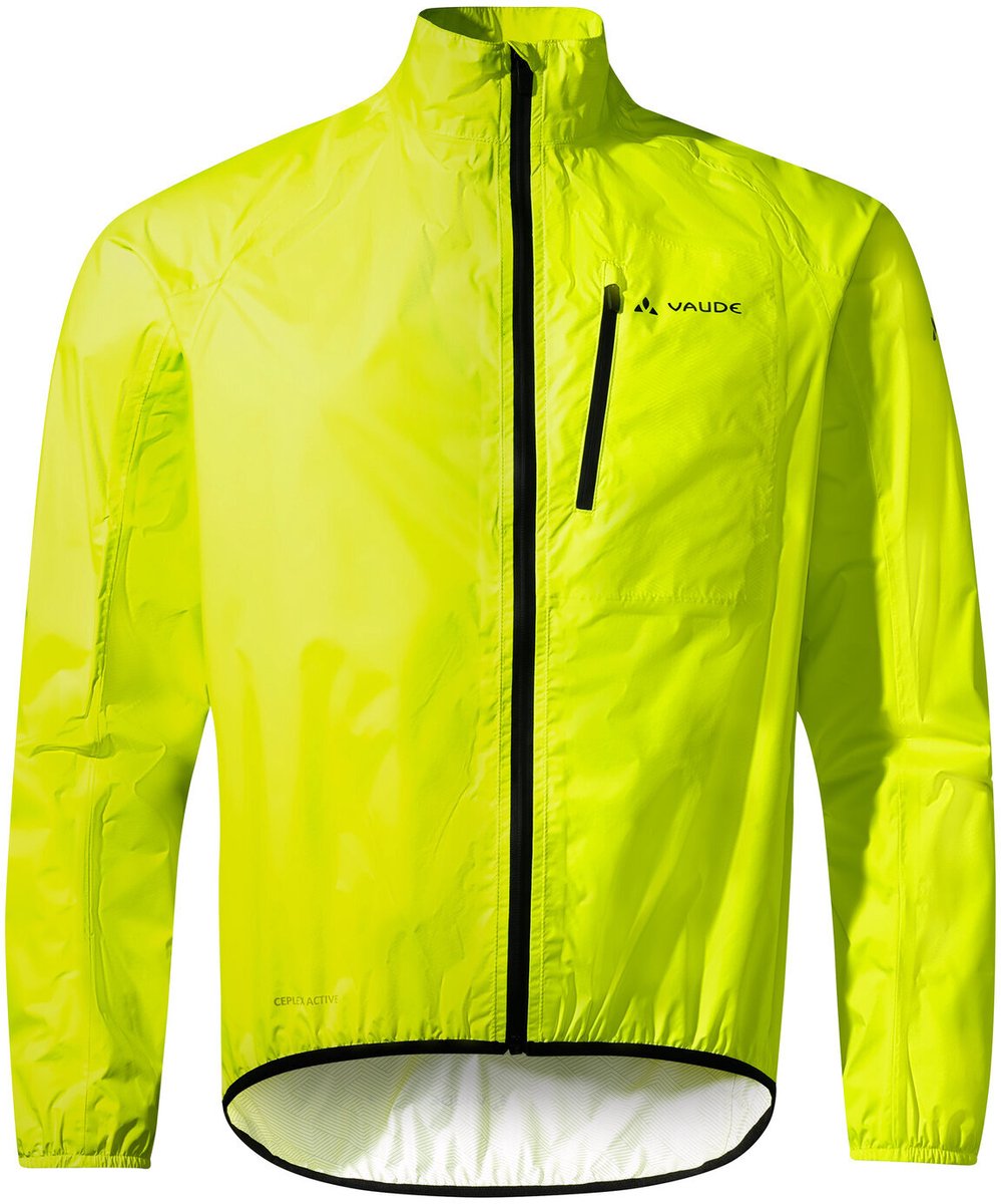 VAUDE Drop Jacket III, Hardshell Jack, Heren Bike-Sports Jacks, Waterdicht, Winddicht, Hardshell, Hoodless, Slim Fit