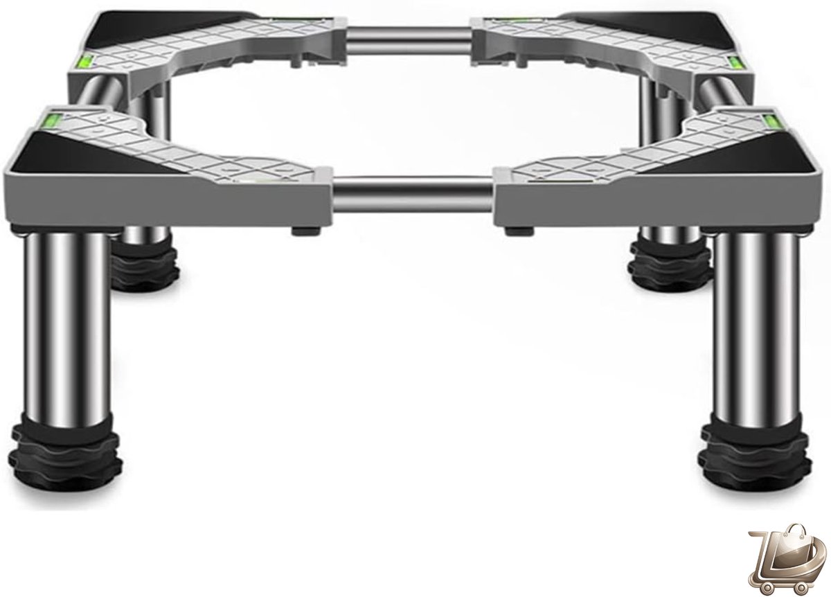Wasmachine Onderstel Verstelbaar - Koelkast/Droger Stand - 45-65 cm - Verhoogd Onderstel Voor Vriezer & Wasmachine - 10/15/20/25 cm Elevatie - Stevig & Duurzaam