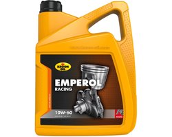 Kroon-Oil Emperol Racing - 10W-60 Motorolie - Vol-synthetisch - 5 Liter - Transparant