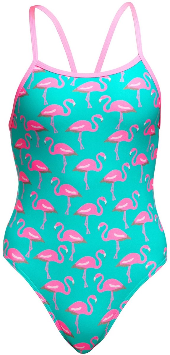 Go Flamingo! Single strap one piece - Dames | Funkita | Maat 10