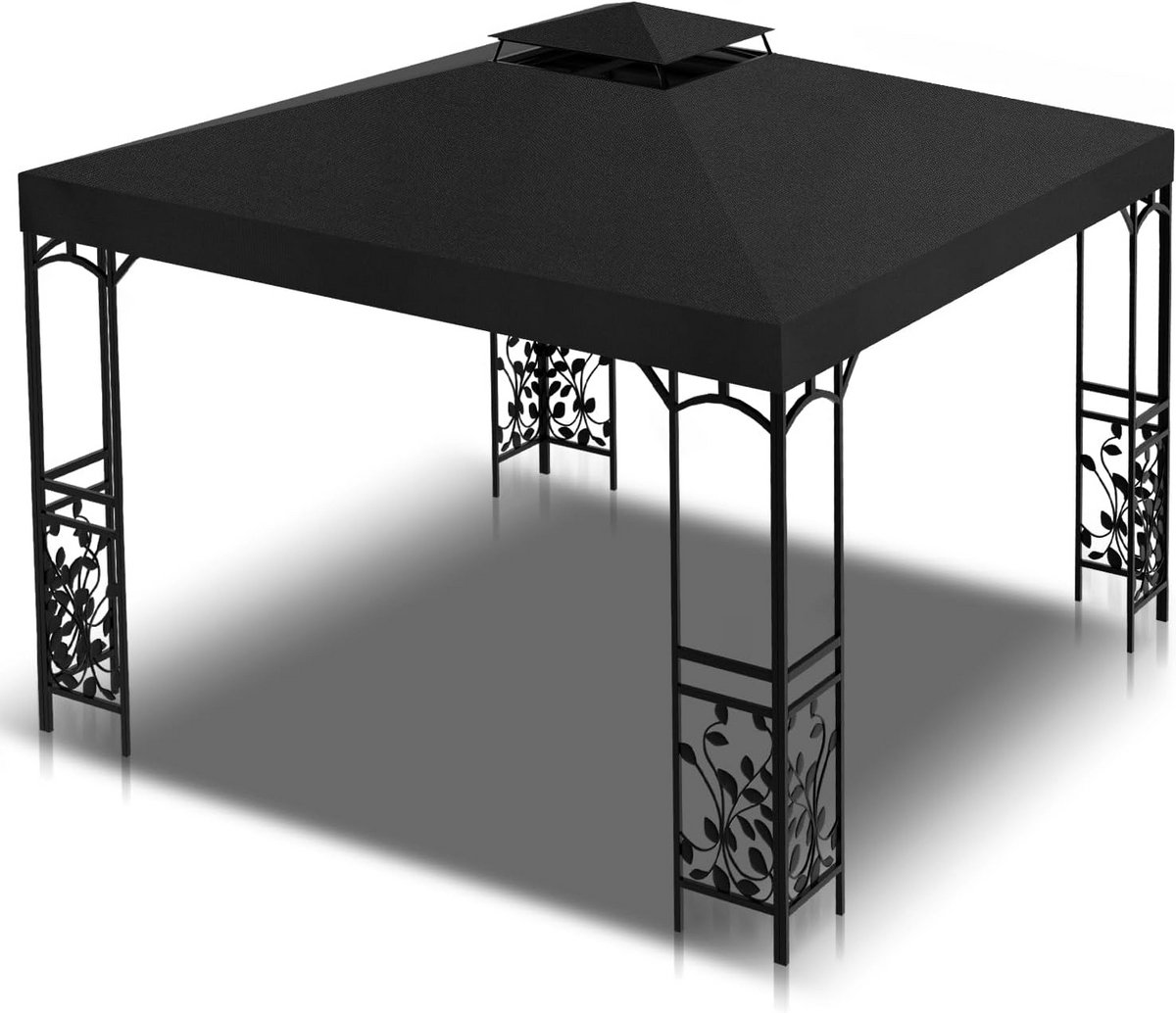 2 Stuks Reserve Dakhoezen voor Paviljoen 3x3m, Waterdicht Tentdoek met UV-Bescherming