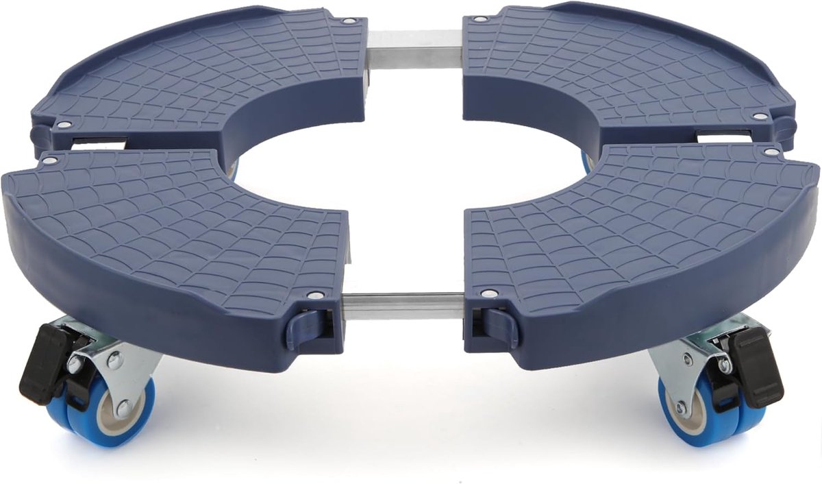 Plantentrolley op wieltjes - plantenonderzetter - Plantentrolley - Voor binnen en buiten - draagvermogen tot 200 kg - Blauw - 15-21 inch - van Imperatoris