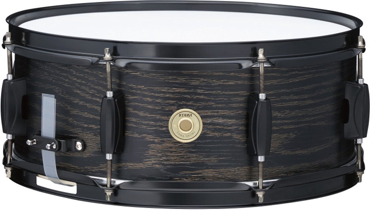 TAMA Woodworks WP1455BK‑BOW Snaredrum – 14x5.5", Poplar - Black Oak Wrap