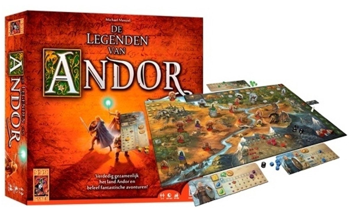 999 Games - De Legenden van Andor Basisspel Bordspel - Coöperatief spel — afbeelding 11